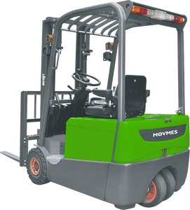 Chariot élévateur électrique miniature à trois roues avec batterie au lithium portable, capacité de 1,6 tonne, 1,8 tonne, 2,0 tonne, hauteur de levage de 3 m à 6 m - Product Image 1