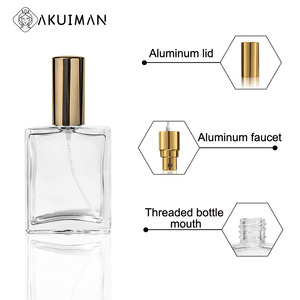 Botellas de Perfume Personalizadas al por Mayor, Botellas de Vidrio con Atomizador de 30 ml y 50 ml - Product Image 5