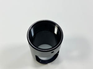 Hecho en Taiwán Servicios de mecanizado Adaptador CNC Mecanizado Roscado Negro Anodizado 580-1519 - Product Image 2