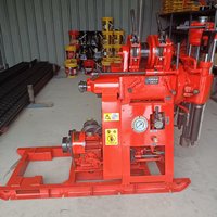 Foreuse hydraulique portable diesel QIYUN XY-1 à bas prix avec pompe à moteur et boîte de vitesses, profondeur maximale de 600 m pour le forage de puits d'eau
