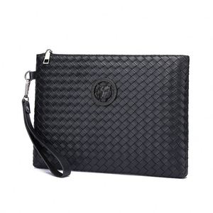 Mini sac à main pour homme, sac à main de luxe en cuir véritable, sac à main vintage pour homme - Product Image 1