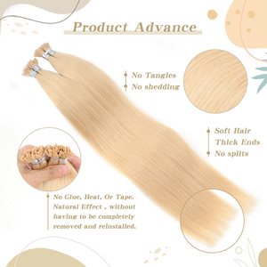 Extensiones de Cabello con Punta en Y, Lisas y Sedosas, Doble Trama, para Salón de Belleza, K.S WIGS, Suministros de Belleza, Se Acepta OEM, Venta al Por Mayor, Queratina, 14-30 Pulgadas - Product Image 3