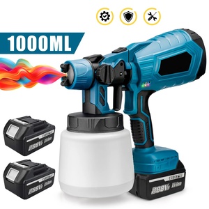 <span class=keywords><strong>Pistola</strong></span> de Pintura Eléctrica Inalámbrica Recargable de 21V, Alta Presión HVLP, Portátil, <span class=keywords><strong>para</strong></span> <span class=keywords><strong>Pintar</strong></span> en el Hogar - Product Image 2