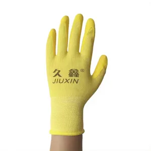 Jiuxin công nghiệp handdier Latex Crinkle lớp phủ vườn làm việc xây dựng sản xuất găng tay