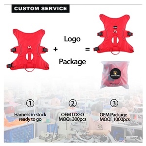 Stock 2024 Hot Sale OEM/ODM Scape Proof Hunde geschirr für kleine mittelgroße Hunde Walking Hiking Training - Product Image 5