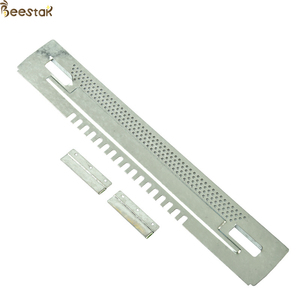 Reductor de Entrada para Colmena de Acero Inoxidable, Protector de <span class=keywords><strong>Abejas</strong></span> y Ratones, Puertas de Viaje, Entrada Metálica para Colmena o Colmena de <span class=keywords><strong>Abejas</strong></span> - Product Image 3