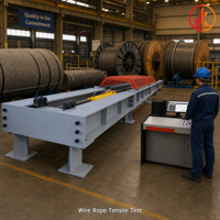 Machine d'essai de traction horizontale électrohydraulique WLAW-1000, testeur de câbles métalliques, équipement d'essai de résistance à la traction