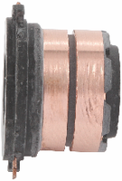Support de balais de charbon pour anneau collecteur (dimensions : 33,3*17,4 / 30,7*7 X 2 anneaux), pour assemblages de collecteurs à anneau.
