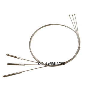 ロープケーブル天井吊り下げワイヤーステンレス鋼ワイヤーロープスリング亜鉛ボールストップエンド鋼線 - Product Image 6