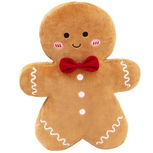 Omino di Pan di Zenzero in Peluche Super Morbido Ricamato con Orecchie Mobili, Regalo di Natale <span class=keywords><strong>per</strong></span> Bambini - Product Image 5