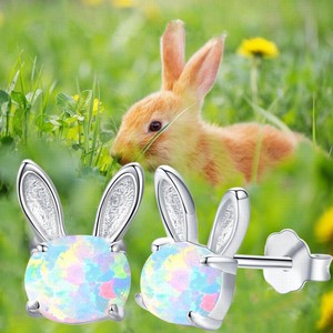 Accessori per <span class=keywords><strong>orecchini</strong></span> per <span class=keywords><strong>bambini</strong></span> nuovi simpatici e americani, semplici e dolci <span class=keywords><strong>orecchini</strong></span> da ragazza animale - Product Image 3