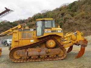 Bulldozer sur chenilles Caterpillar D8R d'occasion, peinture d'origine, fabriqué au Japon, modèle original CAT D9R D8R D7R LGP, bulldozer lourd sur chenilles. - Product Image 2