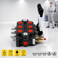 Vanne de commande directionnelle hydraulique monobloc Junbao ZT-L20 80Lpm à commande manuelle à distance pour camion benne et excavatrice – Vente en gros