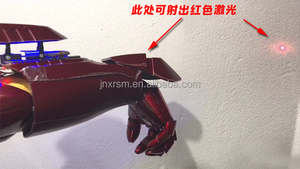 Guanto dell'Infinito MK7 <span class=keywords><strong>Super</strong></span> Eroe 1:1, Statua Indossabile per Cosplay con LED, Armatura di Iron Man - Product Image 5