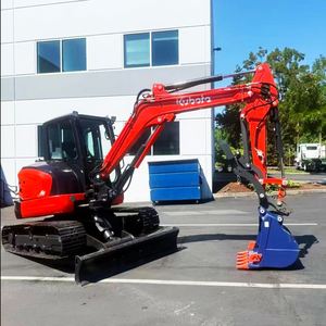 รถขุดขนาดเล็ก Kubota kx057 ใช้งานน้อย รถขุดมือสอง 5 ตัน 6 ตัน 5.7 ตัน รถขุดมือสอง Kubota kx165 Kx163 พร้อมหัวเจาะ - Product Image 3