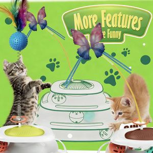 Juguete Interactivo para Gatos con Tres Bolas Coloridas, Juguete de Rompecabezas para Gatitos, Rodillo de 3 Niveles - Product Image 2