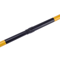 Barre de cône jaune noire de bâton de poteau de route de sécurité escamotable pliable extensible en plastique