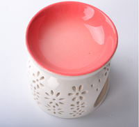 Pot diffuseur d'huile en céramique aromathérapie lampe à huile photophore poterie maison chambre décor pour cadeau de pendaison de crémaillère de noël