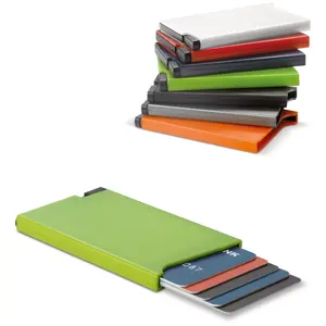 Porte-cartes anti-RFID en ABS, gadgets personnalisés - Product Image 1