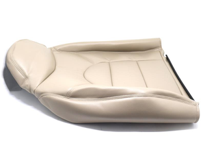 Housse de siège en cuir neuf pour côté conducteur, modèle Toman 2000 2001 Ford Excursion Limited, Business/Luxe, couleur Parchment FRSD0304DBTL - Product Image 3