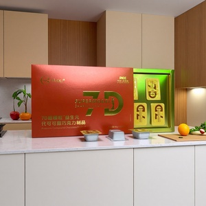 ผลิตภัณฑ์ช็อกโกแลตผสมกรดกรีนกาแฟ คอลลาเจนเปปไทด์ พรีไบโอติก 7D SuperModel Sharping Granules ราคาประหยัด สำหรับดีท็อกซ์<span class=keywords><strong>แล</strong></span>ะลดน้ำหนัก - Product Image 5