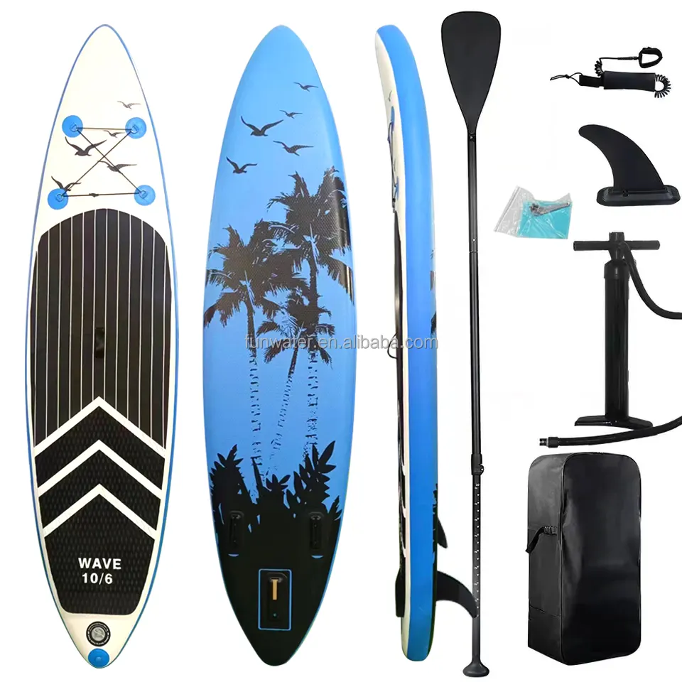 Großhandel Günstige Stand Up Paddle Board Aufblasbare Surf board Stand Aufblasbare Großhandel Sup Paddle Board Bag Zubehör