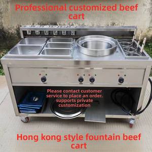 Cuisinière à <span class=keywords><strong>gaz</strong></span> mobile commerciale à haut rendement de 1.8m Snack Bar Cart Snack Food Stall Design personnalisé avec un prix abordable - Product Image 6