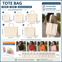 Sac fourre-tout en toile de coton moyen personnalisé avec logo, réutilisable, durable, recyclable, pour usage quotidien – Offre spéciale