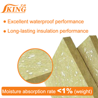 ISOKING Laine de roche 80 kg/m3, panneau d'isolation thermique en laine minérale pour façade, 50 mm