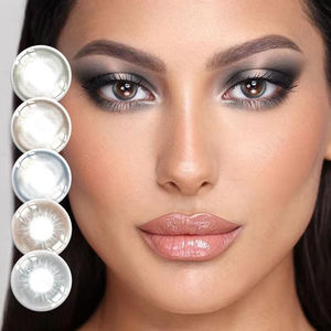 毎月毎日使用ヘマ色コンタクトナチュラルブラウンブルーグレーパープルグリーンパーティー用コスプレアニメスペシャルイベント - Product Image 1