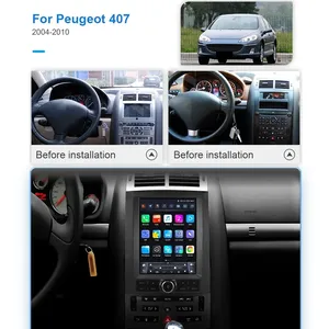 9.7 Inch Phong Cách Cho Peugeot 407 1 2004 - 2010 <span class=keywords><strong>Android</strong></span> Đài Phát Thanh Xe Wifi 4G Stereo GPS Navigation Đa Phương Tiện Video Player DVD - Product Image 3