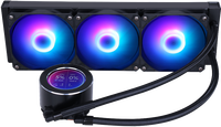 SAMA Multi-compatible Tout-en-un CPU AIO Refroidisseur d'eau Compatible avec Intel Efficient Control Pump Noir 240mm Liquid Water Cool