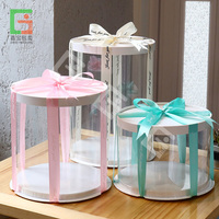 Emballage JIABAO en plastique blister PET transparent pour aliments, boîte à gâteau, conteneur