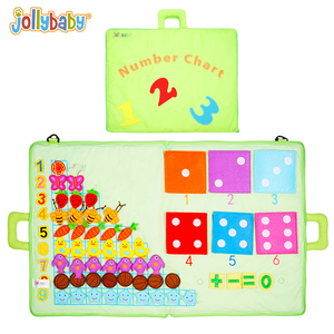 Jollybaby libro <span class=keywords><strong>de</strong></span> tela éducation lavable réutilisable autocollant tissu livre occupé conseil montessori jouets - Product Image 5