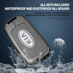 Coque de protection en cuir en alliage de zinc pour <span class=keywords><strong>KIA</strong></span> <span class=keywords><strong>Sportage</strong></span> Rio 3 Soul Optima Ceed Pro K5 K2 Pride Keychain - Product Image 3