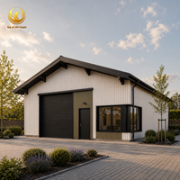 Bâtiment préfabriqué en acier pour garage, entrepôt, maison, atelier résidentiel, usage commercial et habitation
