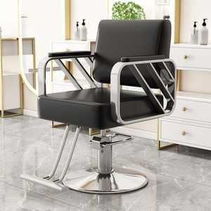 Golden <b>Frame</b> Wood Wear-Resistant Sand Dragon Chair for Barber Shop Commercial Salon Furniture - Product Image 3