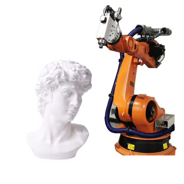 High Precision Machinery Automatic 7 Axis Cnc Kuka Robot Arm 3d Marble Sculpture Making Granite Stone Engraving Machine for Sale