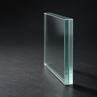 Verre feuilleté trempé 5mm+0.76PVB+5mm, verre de sécurité insonorisé pour les fenêtres et les portes des bâtiments commerciaux, fourniture d'usine