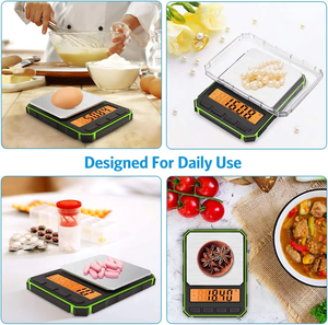 고정밀 디지털 주방 식품 저울 인기 0.1g/2000g 전자 스마트 기계 계량 장치 배터리 무게 측정 - Product Image 6