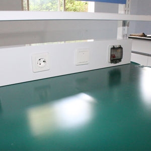 Kommerzieller ESD-Arbeitstisch Stahlrahmen ESD-Werkbank Antistatische Oberfläche Labor Werkstatt Elektronik PCB-Testung - Product Image 6