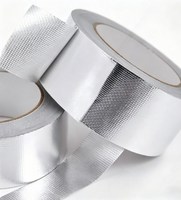 Ruban en tissu de fibre de verre avec feuille d'aluminium, ruban texturé en fibre de verre, ruban résistant à la chaleur