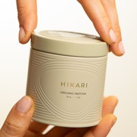 Boîte à thé matcha ronde personnalisée avec logo, prix d'usine, métal de qualité alimentaire, hermétique, anti-lumière, coffret cadeau pour poudre de thé vert