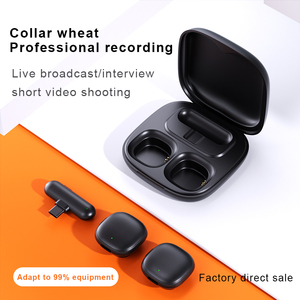 Mới V36 chuyên nghiệp chống tiếng ồn không dây mini Micro USB ve áo + không dây + Lavalier + Micro Lavalier và micro đeo được - Product Image 5