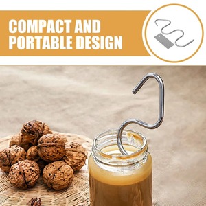 1 ensemble de mélangeurs à beurre de cacahuète en acier inoxydable, matériel de qualité alimentaire, mélangeur à sauce au beurre, un outil de cuisine pratique - Product Image 4