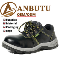 Sepatu Safety Pria Laris Manis, Anti Tusuk, Bahan Kulit Mikrofiber, Sol Tengah Baja, Sol Luar PU