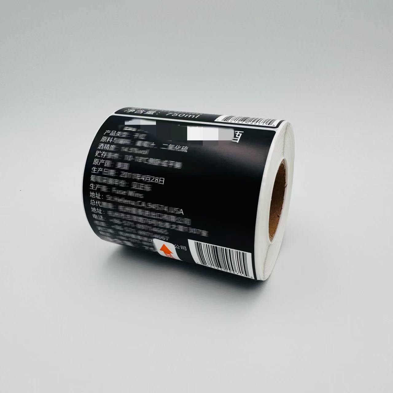 Customized Food & Beverage Labels Private Label Vinyl Stickers Waterproof Adhesive UV Printing Glossy Surface Finish Food