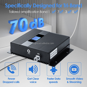 Điện thoại di động mạng tín hiệu Extender khuếch đại mạnh mẽ Repeater 70dB 3G 4G 5g TDD tốt nhất điện thoại di động Booster tần số ban nhạc tùy chỉnh - Product Image 4