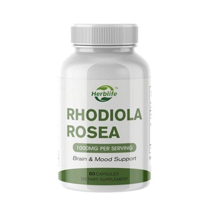 Cápsulas de Extracto de Raíz de Rhodiola Rosea, Suplementos Herbales de Venta Caliente OEM ODM - Product Image 1
