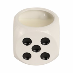 Candela a Forma di Dado Profumata al Tabacco, Piccola Candela a Colonna, Decorazione Originale per la Casa, Uso Interno - Product Image 1